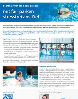 fair parken Anzeige in Archiv des Badewesens 04/25